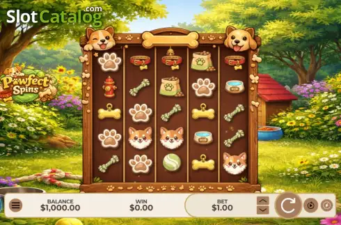 Скрин2. Pawfect Spins слот