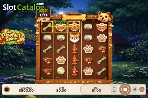 Скрин3. Pawfect Spins слот