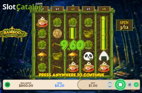 Скрин3. Bamboo Ascension слот