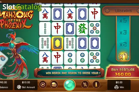 Скрин2. Mahjong of the Phoenix слот