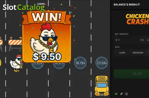Скрин9. Chicken Crash (Astriona Games) слот