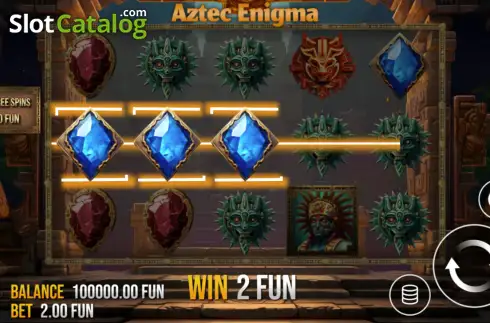 Скрин3. Aztec Enigma слот