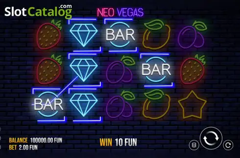 Скрин3. Neo Vegas (Astriona Games) слот