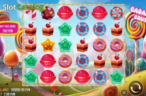 Скрин2. Caramel Crush слот