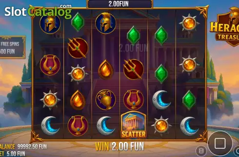 Скрин3. Heracles Treasures слот