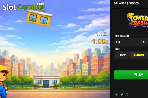Скрин2. Tower Crash слот