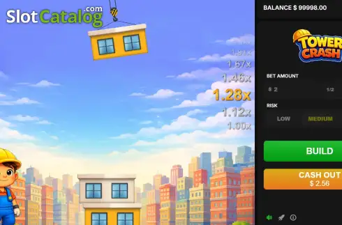 Скрин3. Tower Crash слот