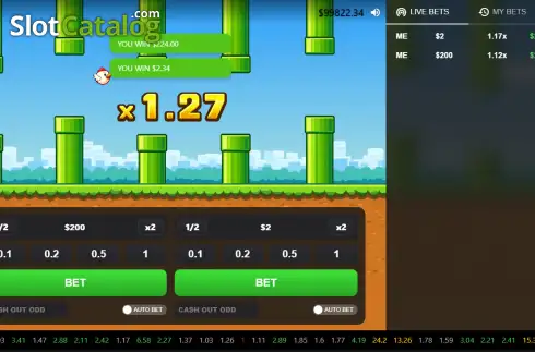 Скрин3. Flappy Rise слот