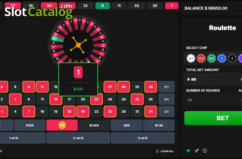 Скрин3. Roulette (Astriona Games) слот
