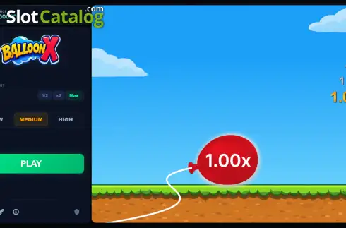 Скрин2. BalloonX (Astriona Games) слот
