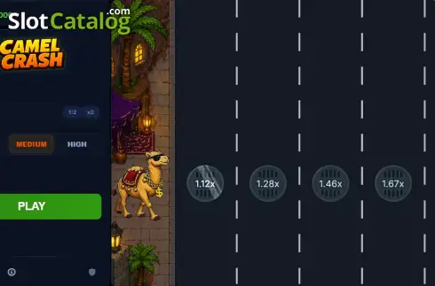 Скрин2. Camel Crash слот