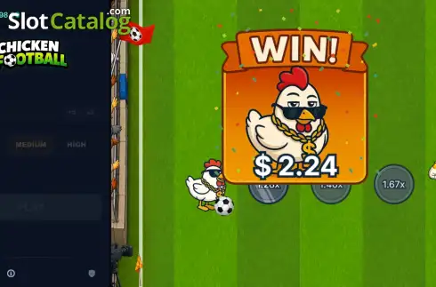 Скрин3. Chicken Football слот