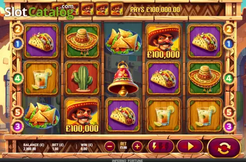 Скрин2. Inferno Fortune слот