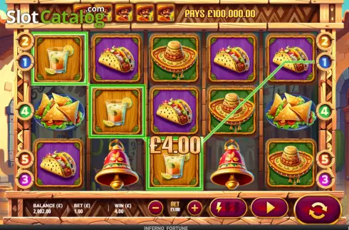 Скрин3. Inferno Fortune слот