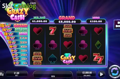 Скрин2. Crazy Cash слот