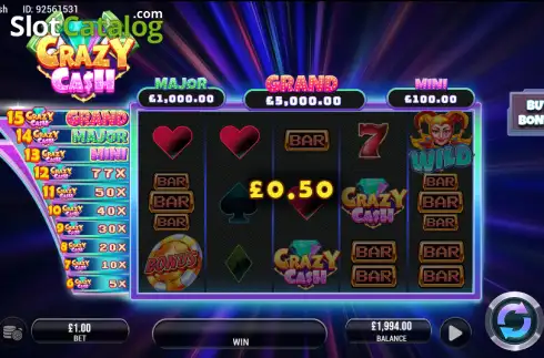 Скрин3. Crazy for Cash слот