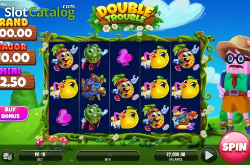 Скрин2. Double Trouble (Atomic City) слот