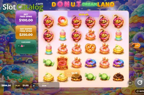 Скрин3. Donut Dreamland слот