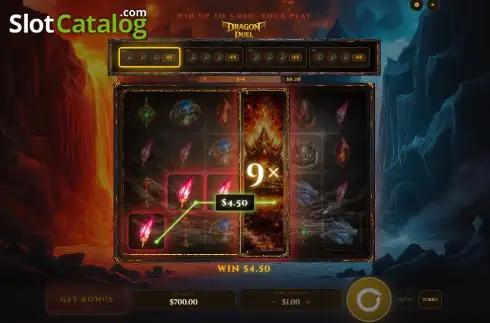 Скрин3. Dragon Duel слот
