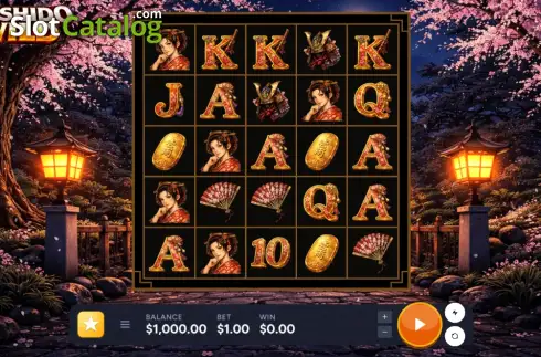Скрин2. Bushido Wild слот