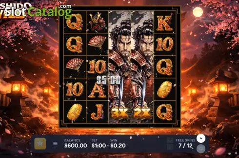 Скрин3. Bushido Wild слот