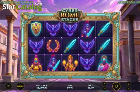Скрин2. Cyber Rome Stacks слот