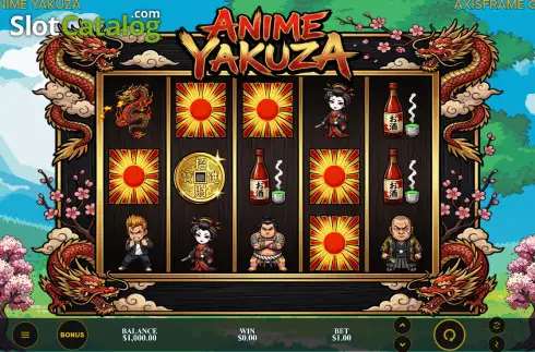 Скрин2. Anime Yakuza слот