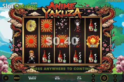 Скрин3. Anime Yakuza слот