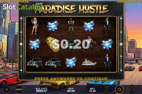 Скрин3. Paradise Hustle слот