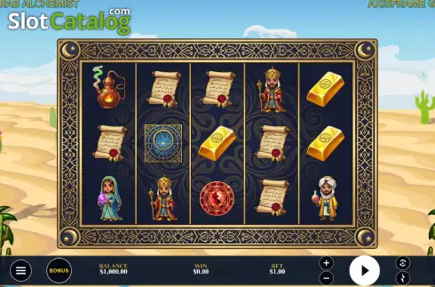 Скрин2. Arab Alchemist слот