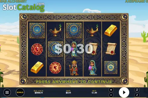 Скрин3. Arab Alchemist слот