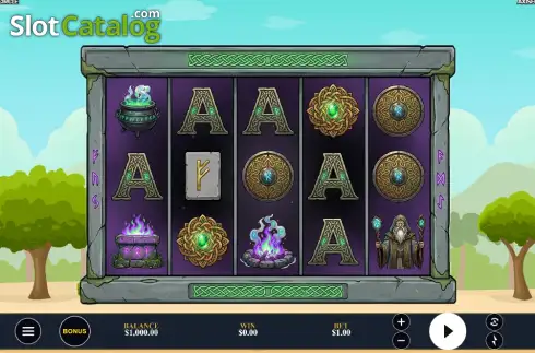 Скрин2. Stone Circle слот