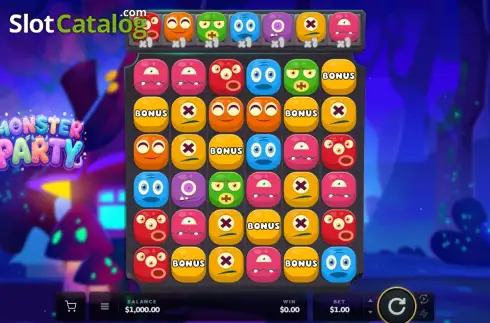 Скрин2. Monster Party слот