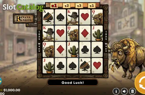 Скрин2. Banana Bandits слот