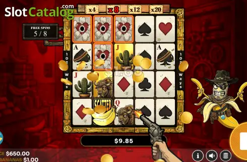 Скрин3. Banana Bandits слот