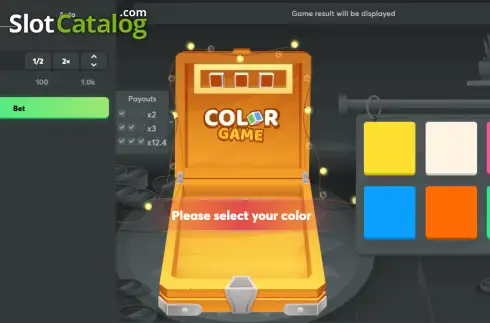 Скрин2. Perya Color Game слот