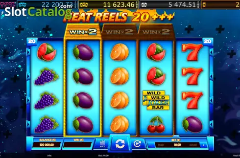 Скрин2. Heat Reels 20 +++ слот