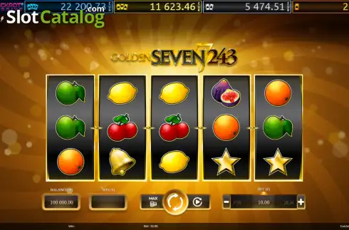 Скрин2. Golden Seven 243 слот