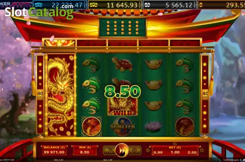Скрин3. Golden Dragons 5 слот