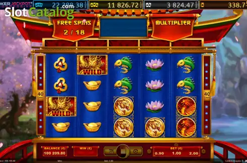 Скрин7. Golden Dragons 5 слот