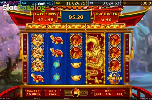 Скрин9. Golden Dragons 5 слот