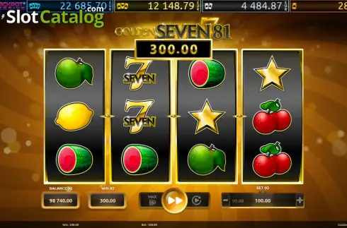 Скрин3. Golden Seven 81 слот