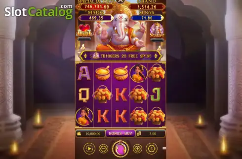 Скрин2. Ganesha Wealth слот