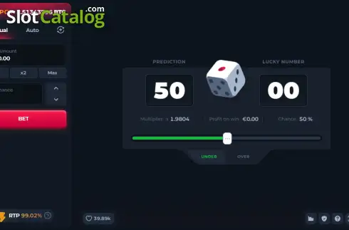 Скрин2. Dice (BetFury Originals) слот