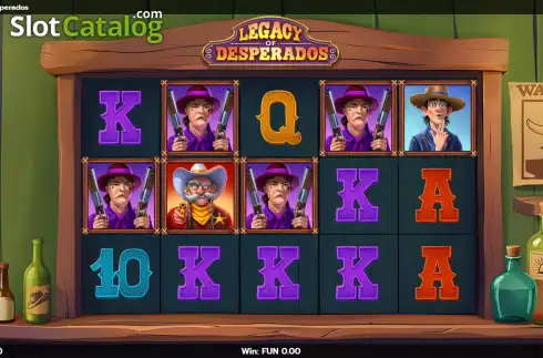 Скрин2. Legacy of Desperados слот