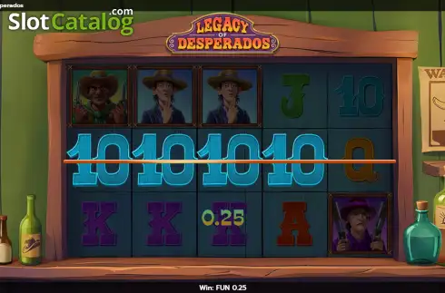 Скрин3. Legacy of Desperados слот