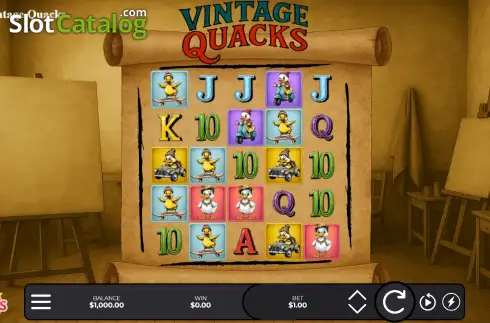 Скрин2. Vintage Quacks слот