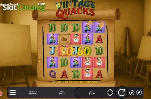 Скрин3. Vintage Quacks слот