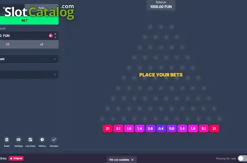 Скрин1. Plinko (Bitstarz Originals) слот