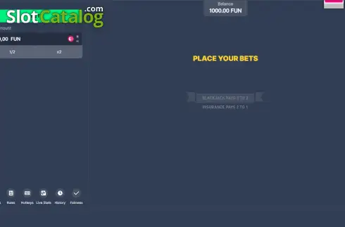 Скрин2. Blackjack (Bitstarz Originals) слот